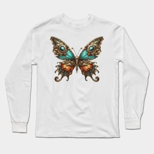 Lovely Steampunk Butterly Long Sleeve T-Shirt